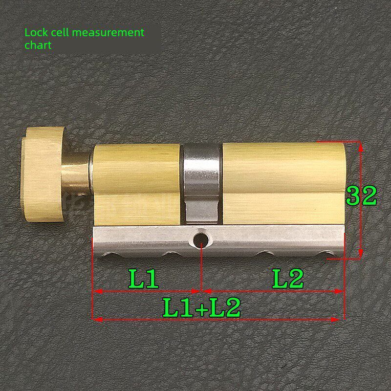 超C级多轨道金色锁芯偏心 大葫芦单开防盗门通用70/75/80mm
