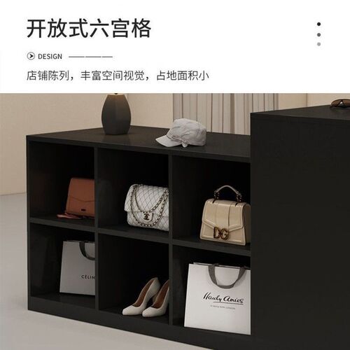 现代简约中岛台展示桌服装店女装店铺中间柜台收纳摆放陈列流水台