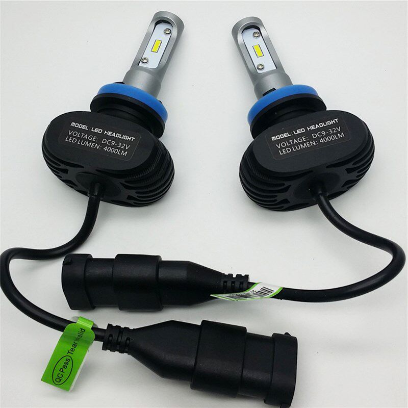 酷兔汽车led大灯泡HB1大霸王车用9004远近光一体h3雾灯P13w日行灯
