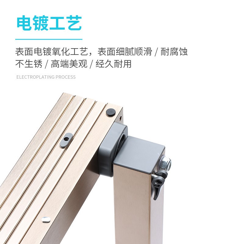 铝合金抽屉式隐形餐桌滑轨平推带脚多节折叠厨房餐边桌抽拉导轨道