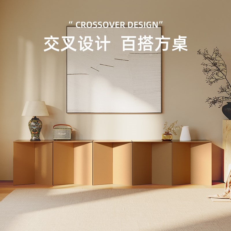 陈象家居中岛展示台陈列架展架摆放产品样品可移动折叠艾克斯方桌