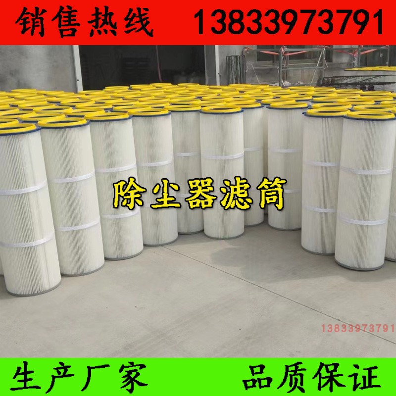 工业脉冲除尘器滤筒 反吹喷头嘴斜插式滤筒 六耳卡盘快拆除尘滤芯