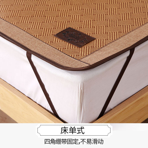 老席匠凉席夏季高端天然纯藤席1.8m床笠单人可折叠草席子1.5米1.2