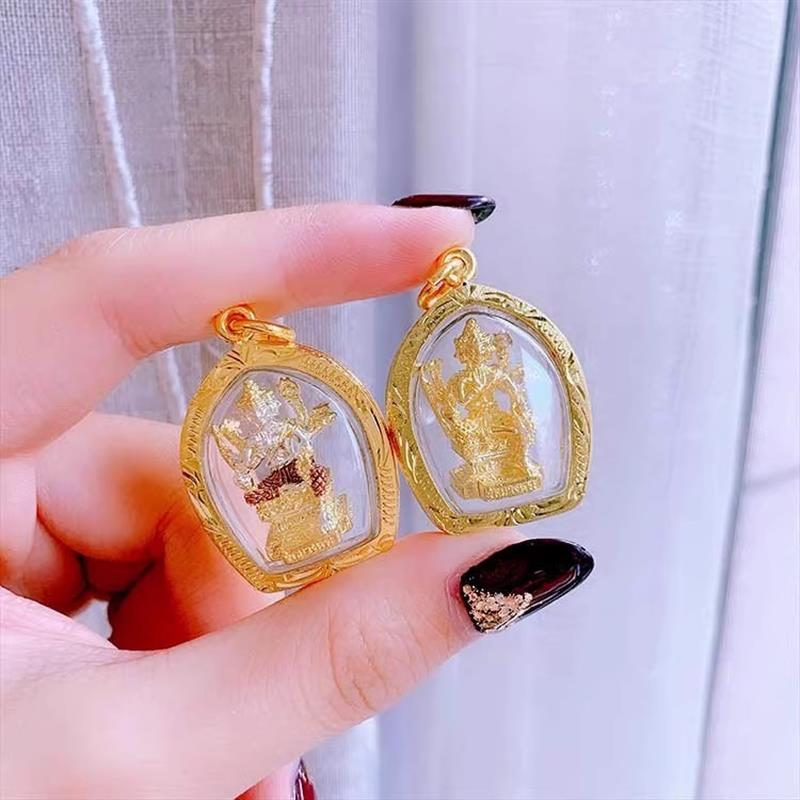 泰国佛系牌  特色手工艺佛牌 吊坠  4面 小牌 泰饰品好看精美吊牌