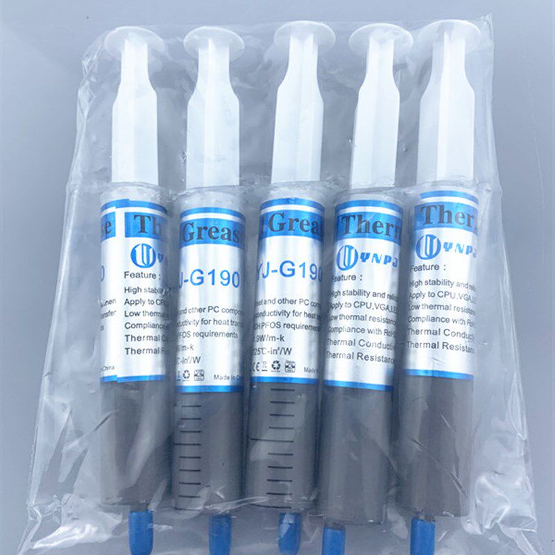 包邮5支散热油 大针管装导热硅脂 CPU显卡大功率LED导热膏 30g/支