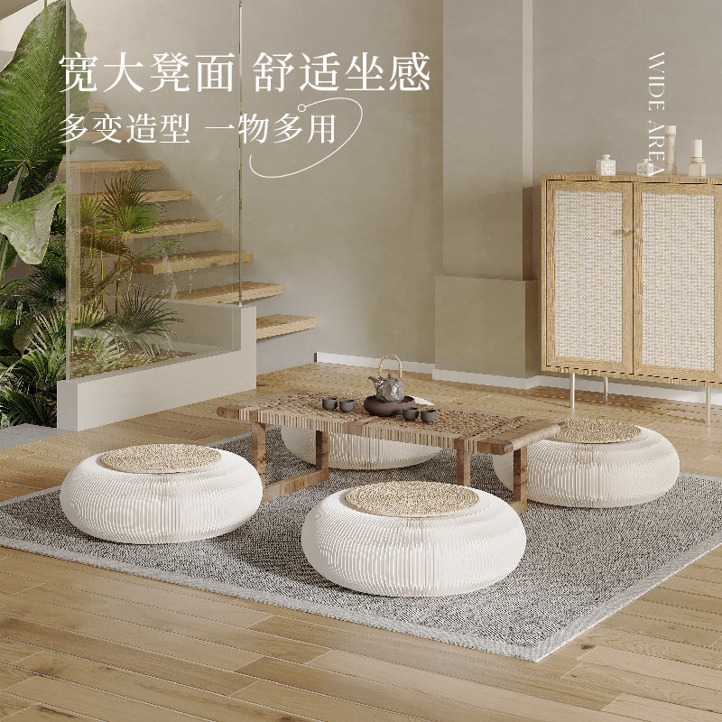 十八纸矮凳小凳子家居折叠日式风琴家具小矮蒲团飘窗凳家用折叠凳