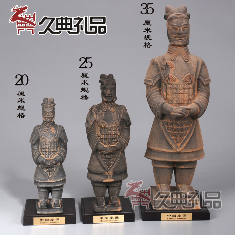 西安兵马俑工艺品秦兵马俑摆件中国风装饰品送老外出国纪念礼品
