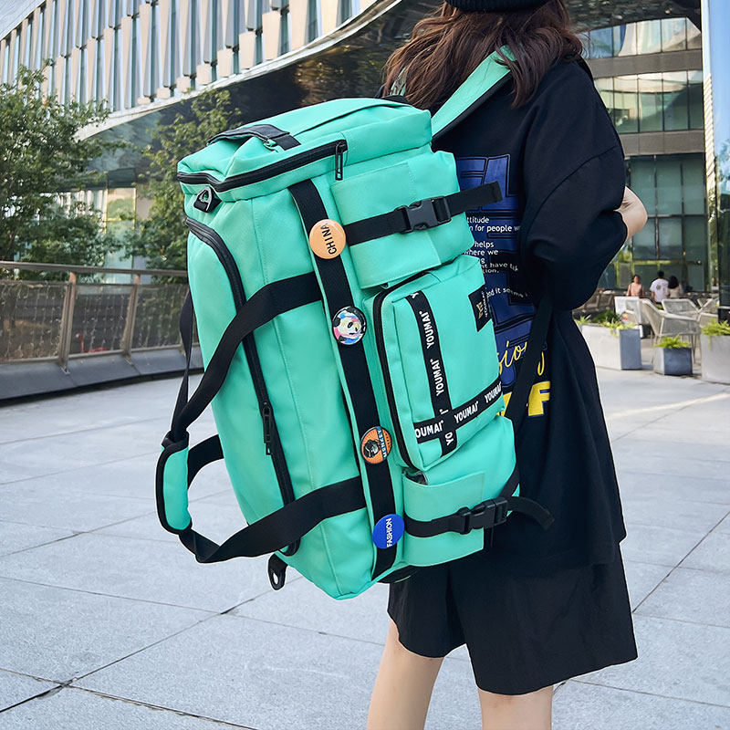 短期旅行包大容量女轻便学生住校行李包男款手提包干湿分离健身包