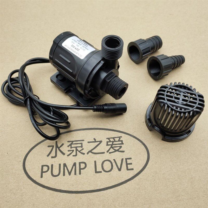 直流无刷水泵12v 24v 家用小型抽水洗澡热水器出水管道增压4分口