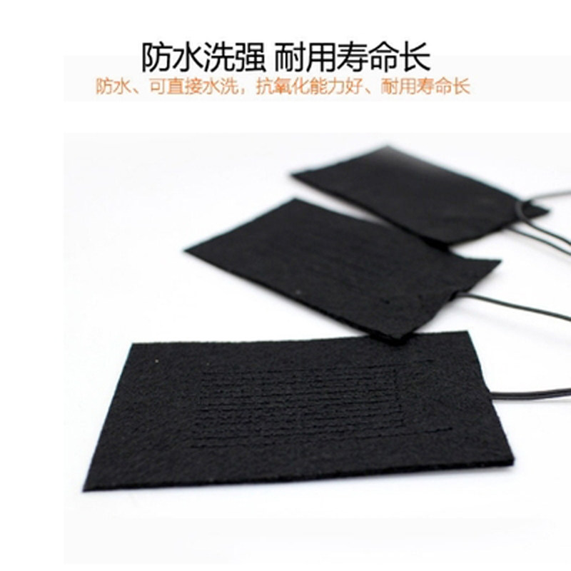 USB一拖八5v碳纤维衣服发热片马甲内衣加热保暖布三档调温可水洗