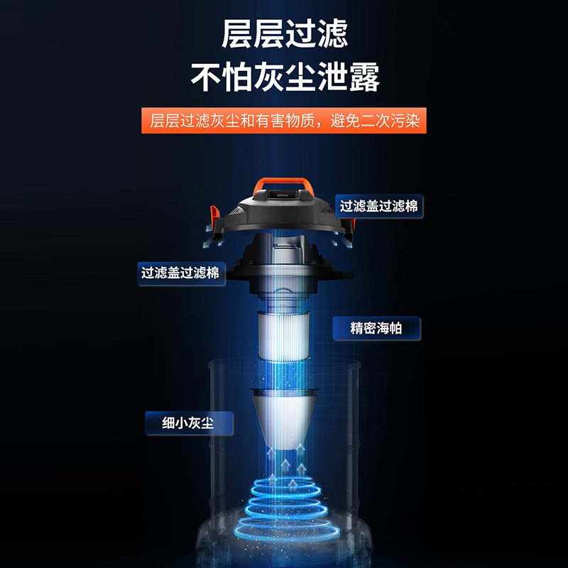 地面强力吸水机吸尘器卫生间吸水器地毯台球室可吸水干湿两用电动