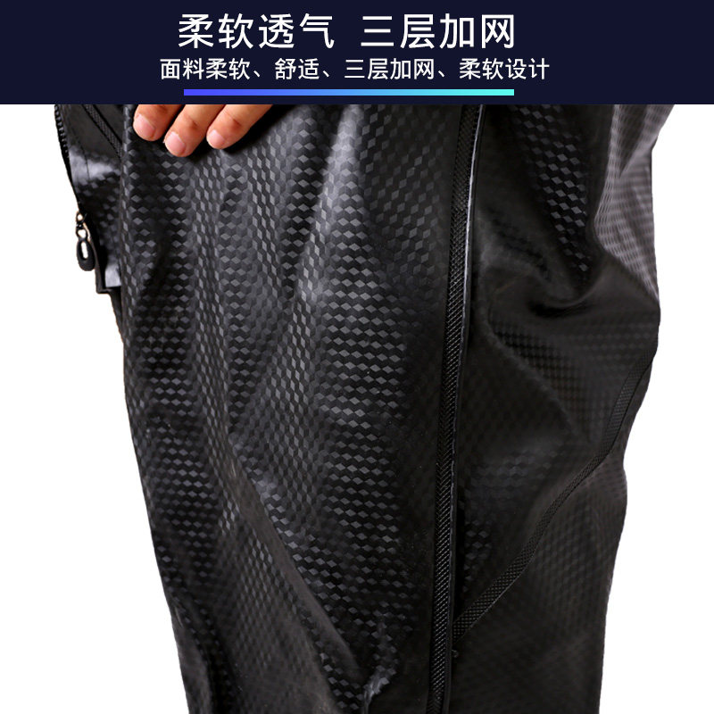 加厚钓捕鱼加厚全身下水裤涉防水防电裤挖藕服带手套连体雨衣服鞋