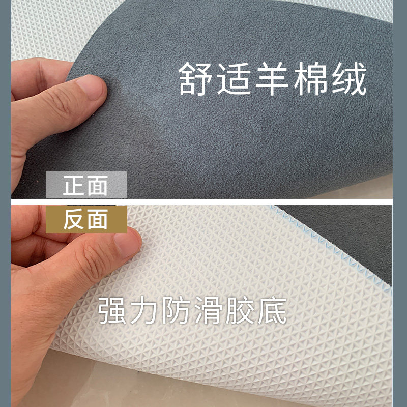薄地毯超薄地垫不卡门入门卧室厨房家用进门门口垫子可裁剪定制