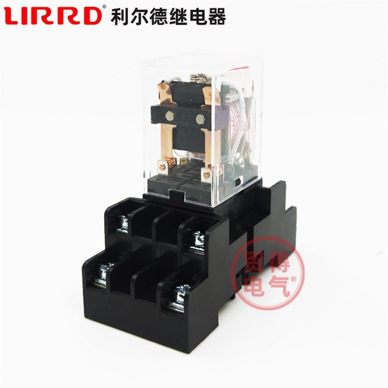 LHH52P小型电磁继电器 MY2NJ 53P 54P JQX-13F继电器利尔德LIRRD - 实物图