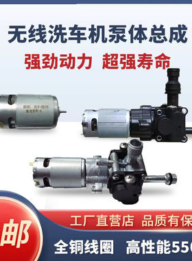 洗车机水枪24V21V纯铜电机清洁机清洗机水泵配件550型电机泵头