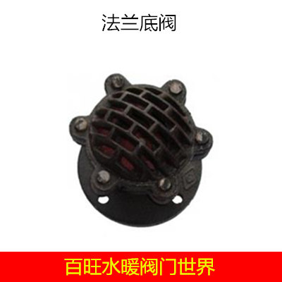 H42X -6法兰底阀 水泵头 水泵花篮 抽水吸水底阀 污水处理底阀