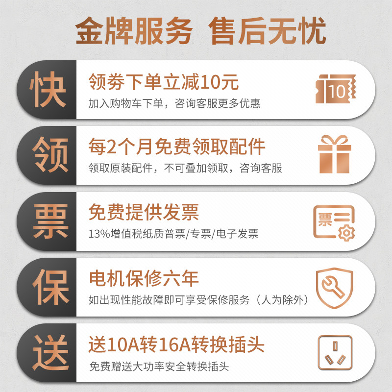 白云嘉美BF585-3吸尘器工业强力大吸力大功率80L商用吸水机3000W