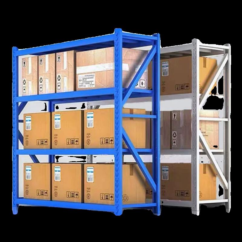 仓库货架仓储置物架加厚多层铁架子中型家用快递驿站多功能展示架
