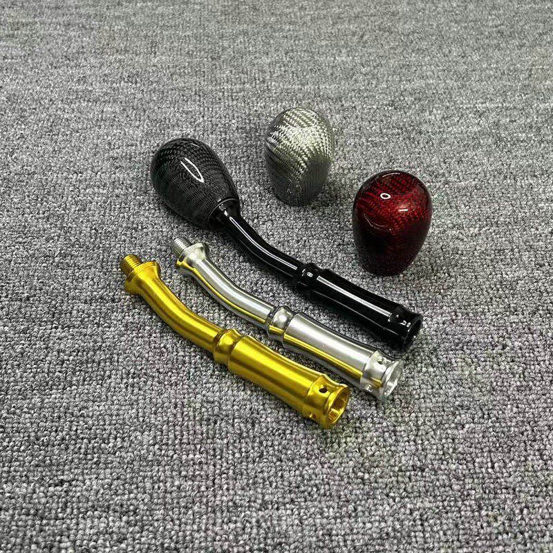 汽车碳纤档把头弯杆加长个性排挡头手动挡自动挡通用改装弯杆档把