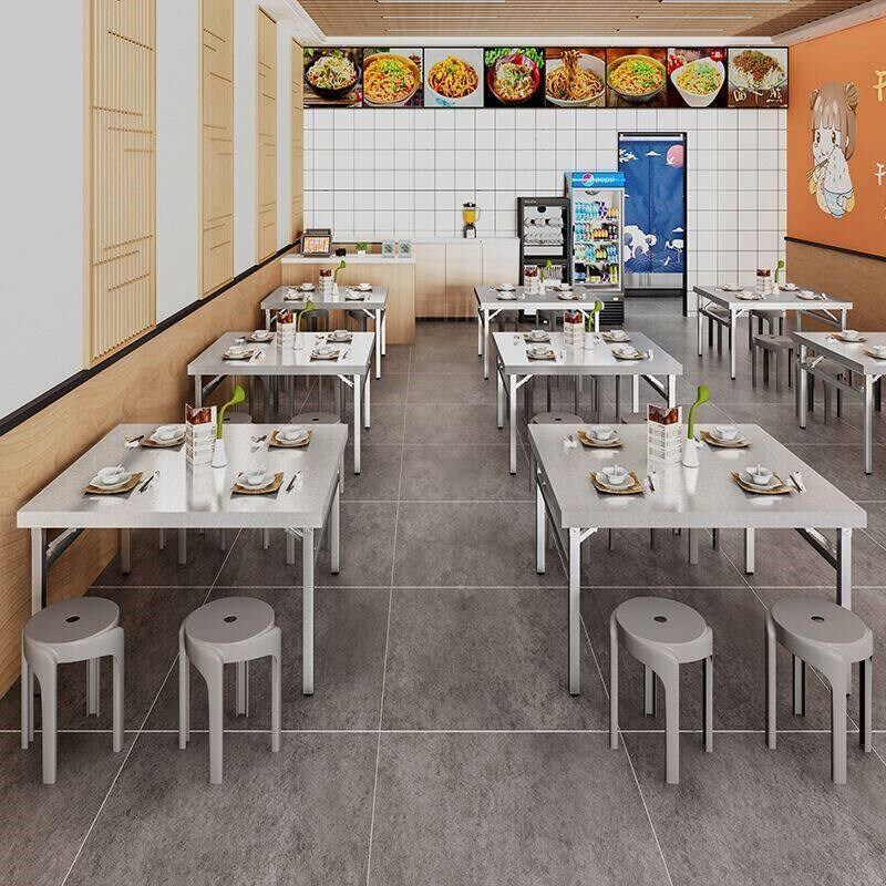 户外便携折叠桌耐用镀锌铁合金家用餐桌商用夜市烧烤桌摆地摊桌子