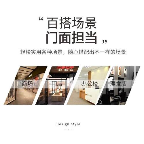 收银柜台柜台公司烤漆前台接待台美容院服装店小型收银柜台网红店