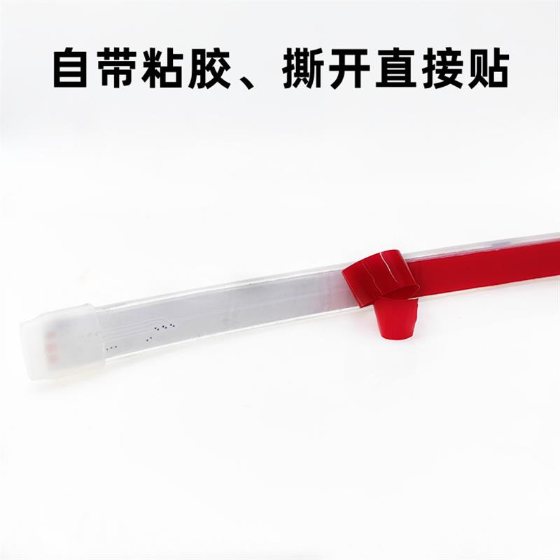 防水led灯条 鱼缸水下专用七彩变色氛围照明灯自粘硅胶低压灯带