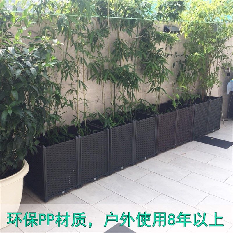 阳台种植箱 种菜盆 长方形设备屋顶家庭菜园特大种树箱花盆槽包邮