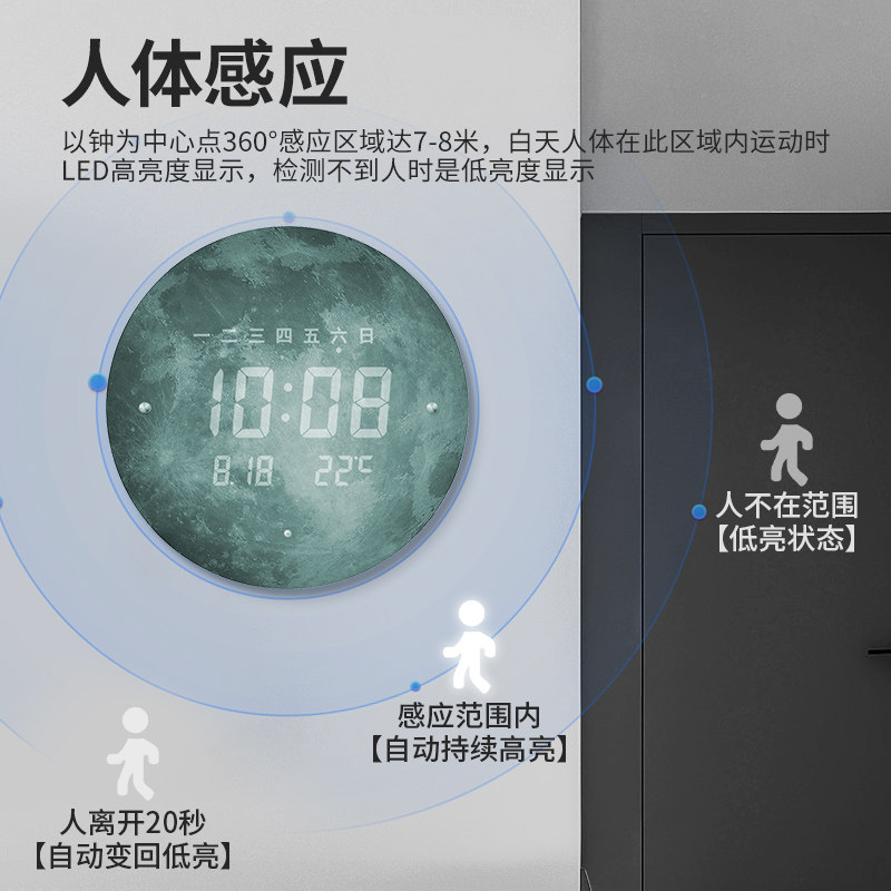 2022新款网红钟表挂钟客厅家用北欧时尚钟表现代简约挂表挂墙装饰