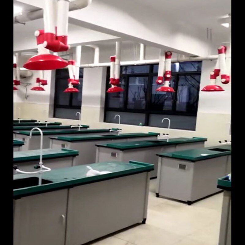 实验室110管三节PP万向抽气罩吸风罩排气罩吸气罩集尘臂柔性定位
