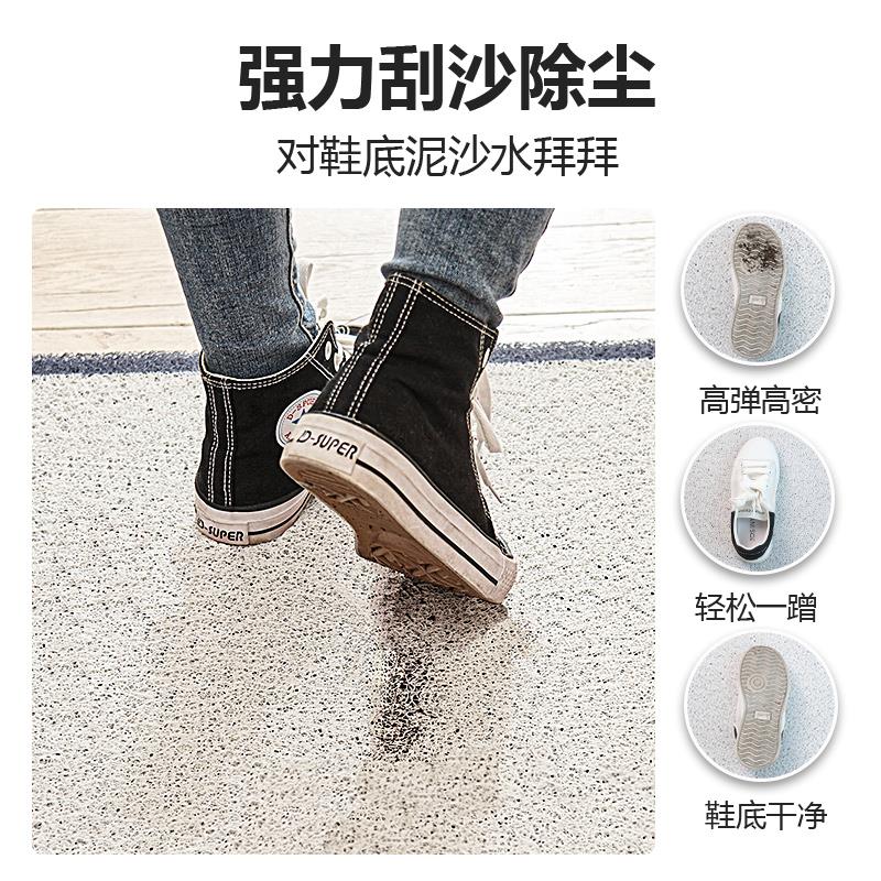 入户门地垫耐脏免洗门外pvc丝圈可裁剪脚垫防滑进门绿色垫子地毯图片