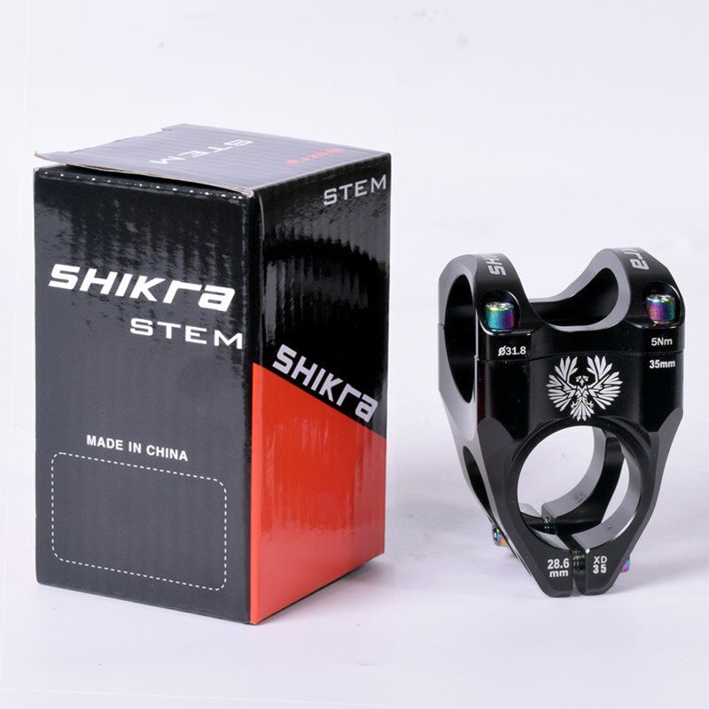 shikra自行车CNC把立35mm铝合金镂空0度越野山地车速降短把立管