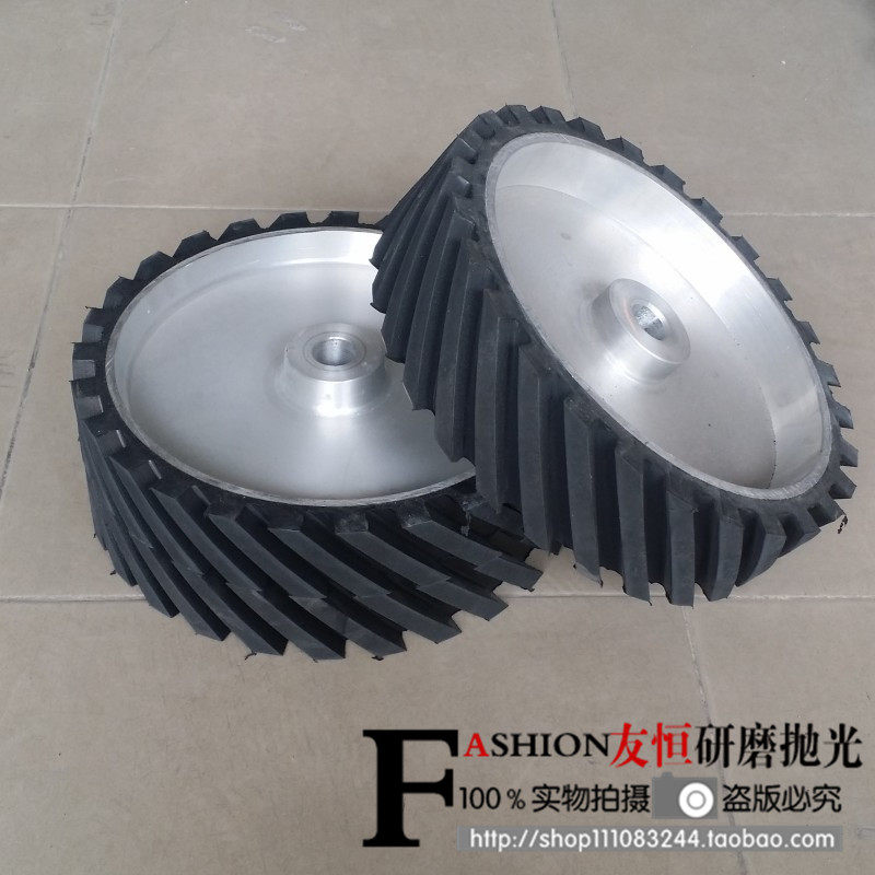 砂带机专用铝芯胶轮/橡胶抛光轮/抛光机铝轮/抛光机打磨研磨轮