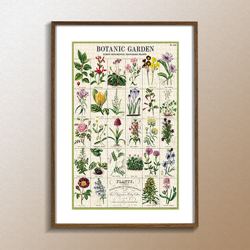 Cavallini植物花卉蝴蝶1000片500片拼图框架裱框70*55*35画框相框