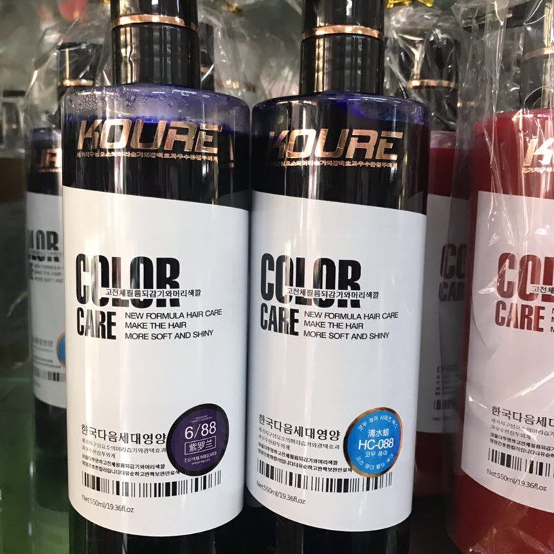 头发打蜡膏抛光锁色护色2020流行发色网红色亚麻色植物不伤发蜡染