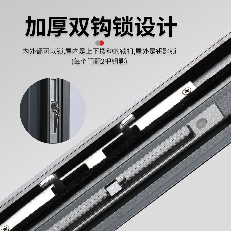 铝合金折叠门推拉门隐形隔热空调房隔断门厨房卫生间卧室平开移门
