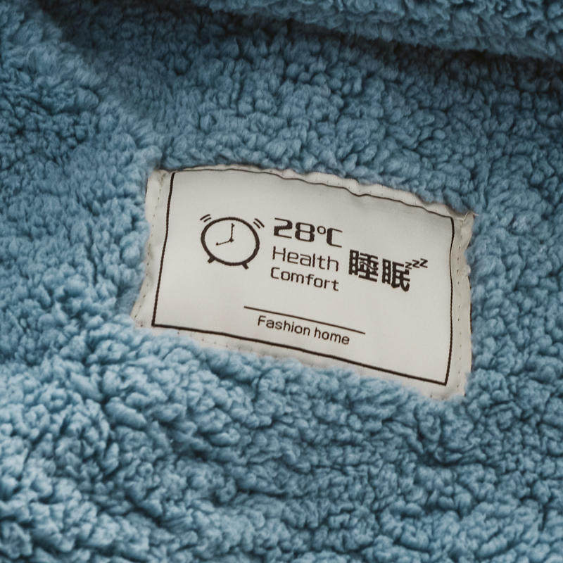 双层毛毯羊羔绒冬季加厚保暖被套珊瑚绒毯沙发盖毯子被子单人双人