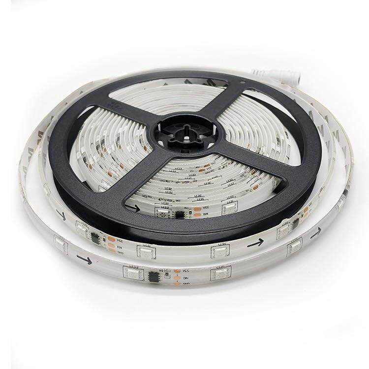 led电瓶电动车小吃车地摊跑马12v24v36v48v60v72v伏防水灯条灯带