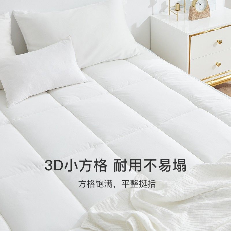 舒飘儿防螨抗菌家用床垫软垫加厚春夏垫被学生宿舍床褥小蓝保护垫