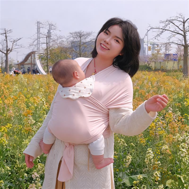 四面弹力婴儿背巾前抱包裹式宝宝初生四季外出简易护腰多功能背带