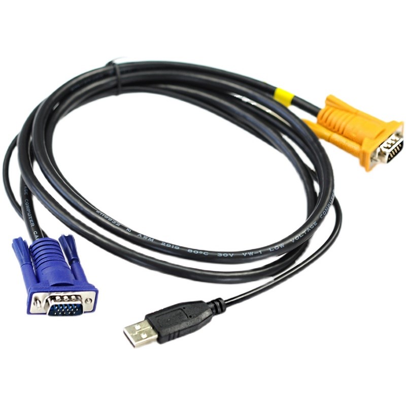 秦安(Kinan)kvm切换器专用连接线 USB连接线 CH-1802U 1.8米