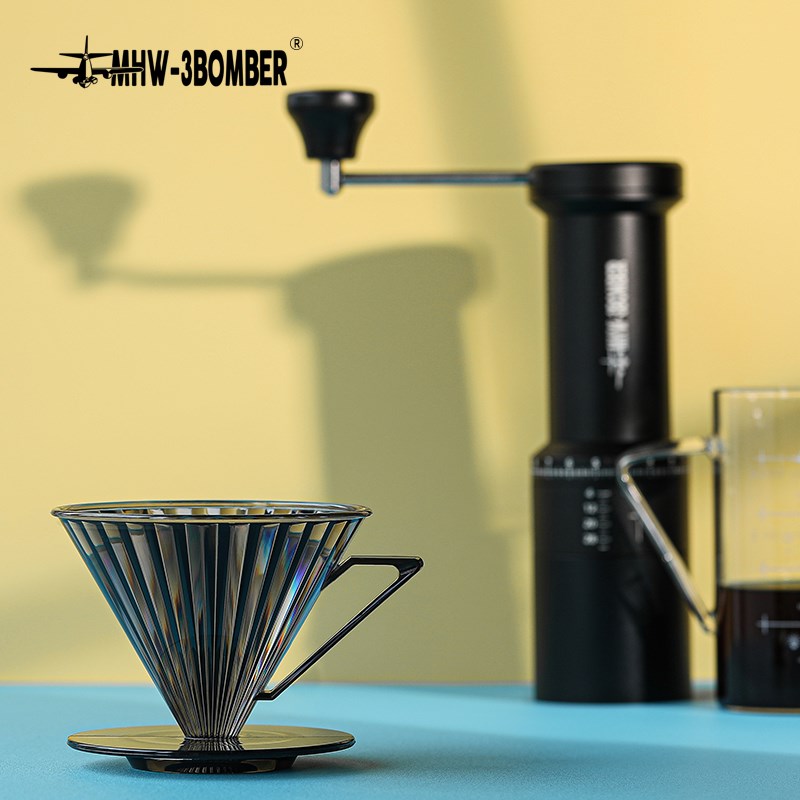 轰炸机精灵滤杯 V60锥形咖啡过滤杯手冲咖啡壶滴漏式分享壶V01/02
