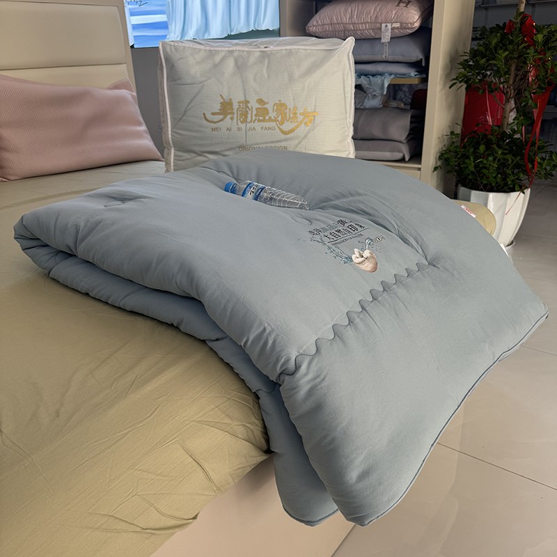 大豆纤维子母被子被二合一拉链款宿舍被芯被子双胞胎冬被四季通用