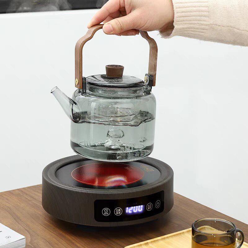 小型电陶炉煮茶泡茶玻璃壶铁壶可用保温家用智能非电磁小茶炉