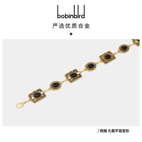 民族风腰链女高级感金属链条腰带水钻宫廷风装饰配连衣裙腰间配饰