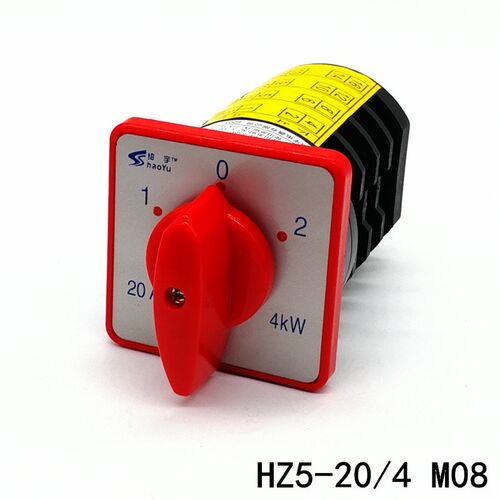 HZ5-20/4 M08 20A 4KW 组合开关 万能转换旋转 三档四节 双速切换