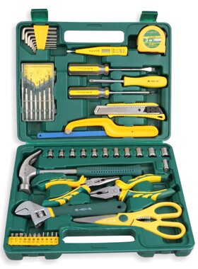 SD/胜达工具 50件家用工具套装组合 五金车载多功能工具箱