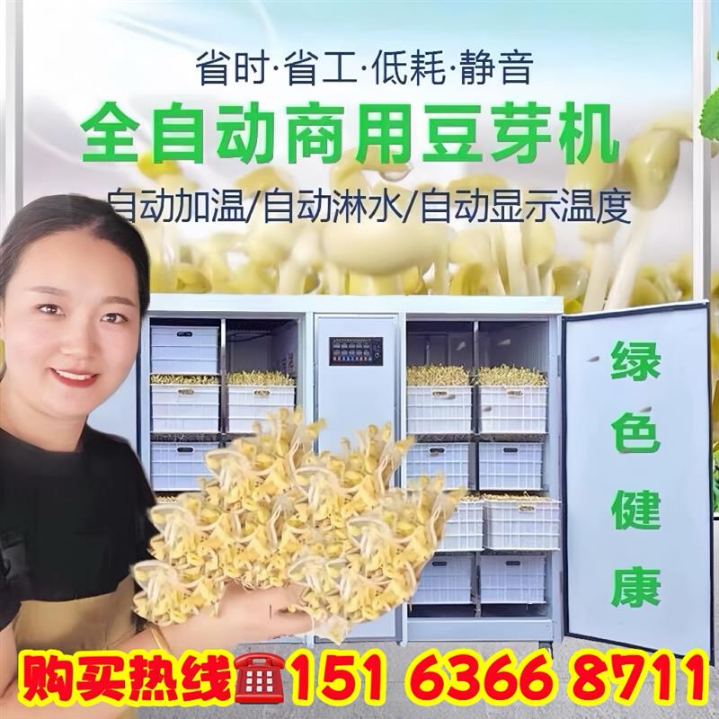 创业大型全自动商用家用豆芽机黄豆芽绿豆芽豆芽机农贸市场生意