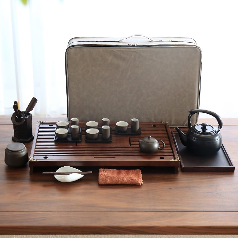 紫砂壶茶具表演套装乌龙茶青茶艺教学茶具套组茶艺师培训比赛茶器
