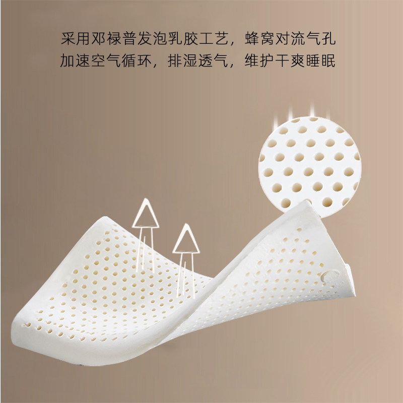 泰国天然乳胶枕头,儿童,学生,幼儿,3-18岁,青少年,颈椎和颈部保护