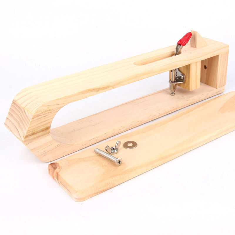 手缝木夹皮革皮艺diy手工钱包缝线皮具工具固定皮料木夹榉木木夹